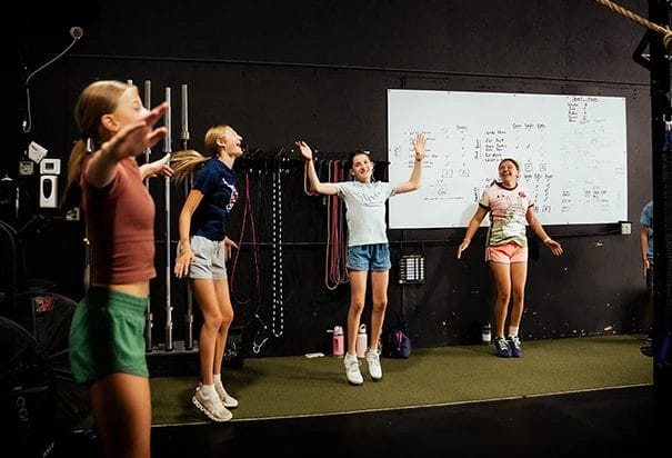 teens training fun workouts at Sandpoint Strength and Conditioning
